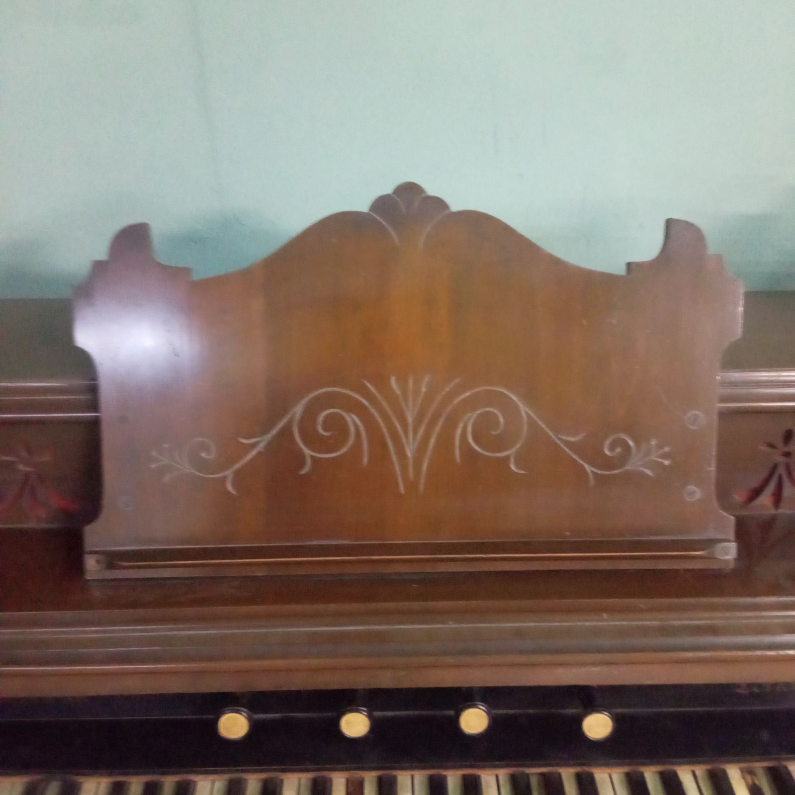 中古】直接引き取り歓迎/ヤマハ 足踏みペダル式木製オルガン 機種不明