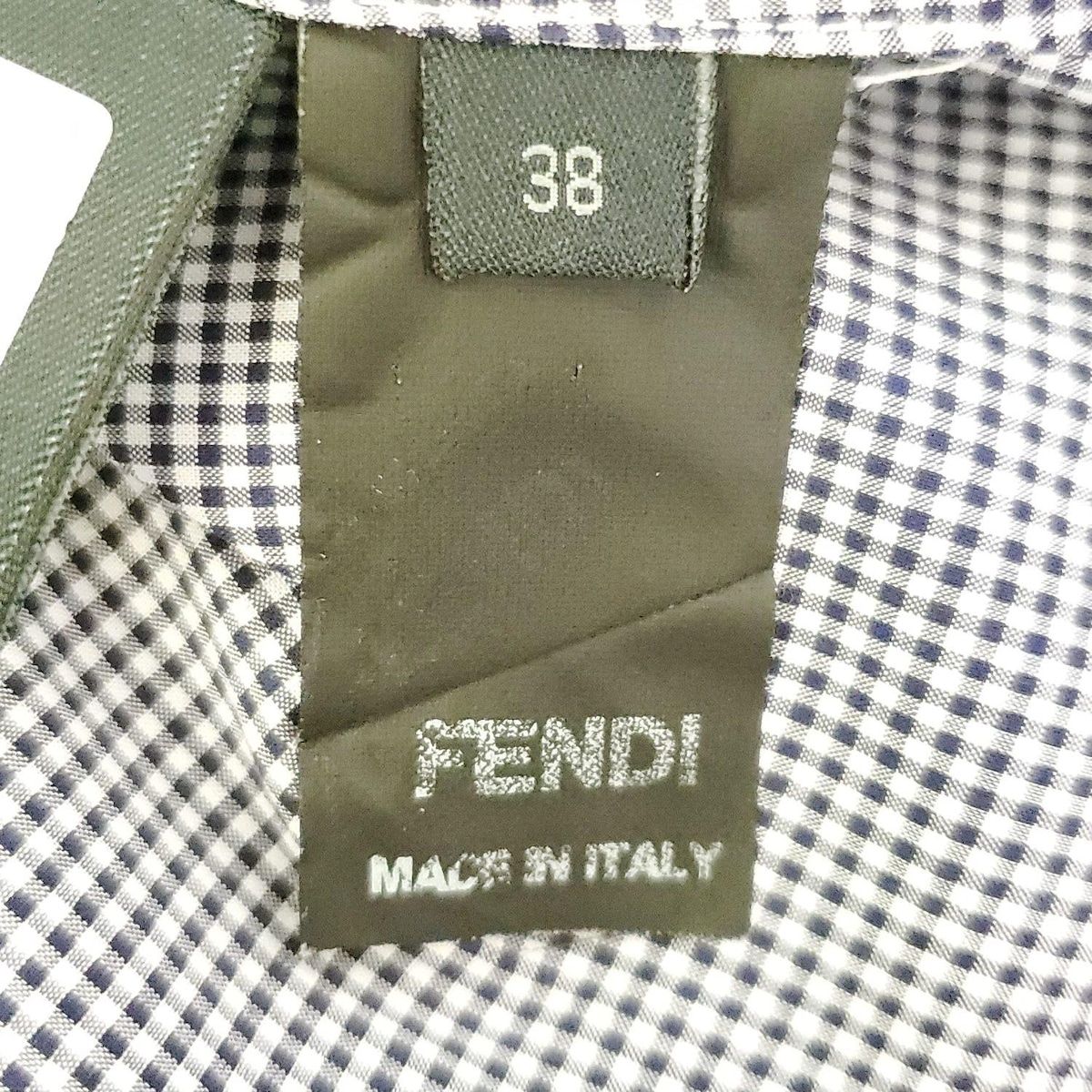 FENDI 25SS グリッド柄 シルク製 ノースリーブ フレアドレス FENDI フェンディ ノースリーブ タンクトップ レディース40