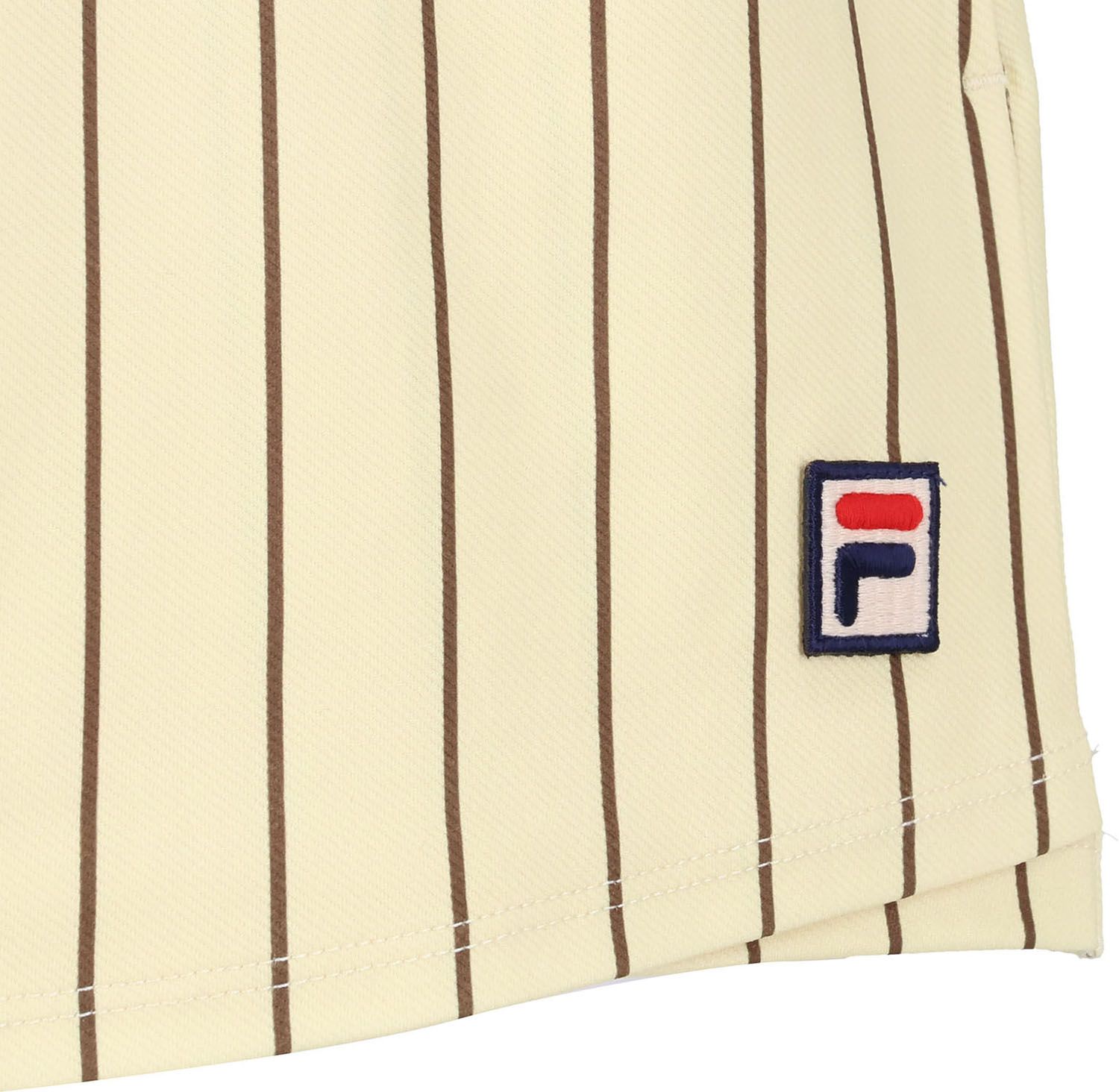 絶対にあなたの一番選択！ フィラ FILA テニス ラップショートパンツ レディース ウィメンズ 女性 大人 半ズボン ボトムス スコート スカート ウェア ロゴ ストライプ すっきりシルエット 部活動 クラブ EL0230 34Z アイボリー