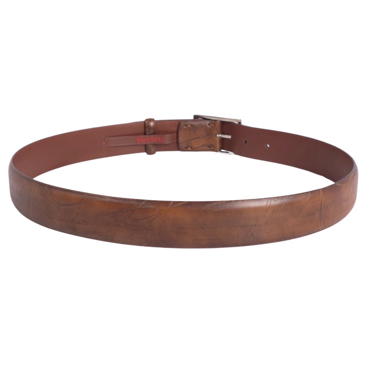 美品 ベルルッティ Berluti ベルト レザーベルト バックル