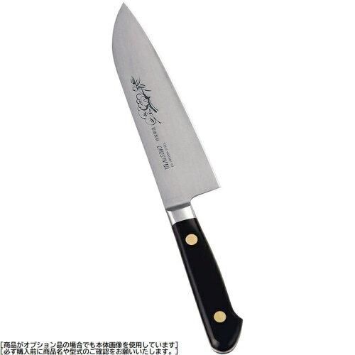 3営業日で発送 … ミソノＥＵカーボンスチール 花彫刻入三徳包丁 №１８３Ｍ １６㎝ AMSO002