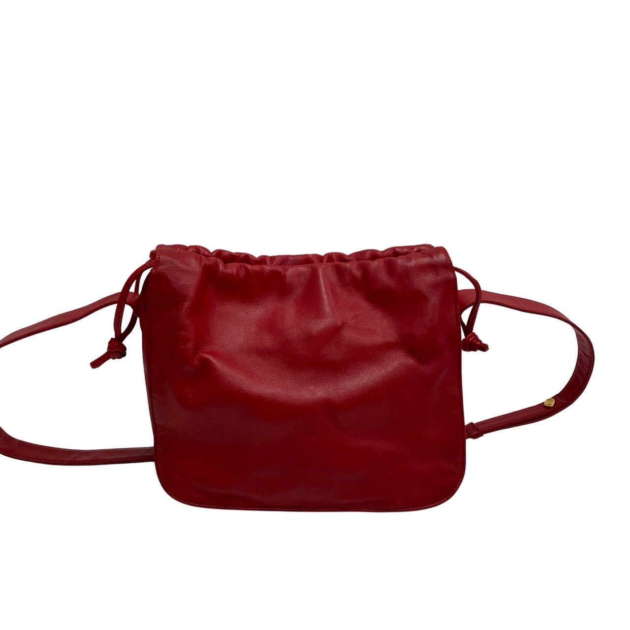 LOEWEショルダーバッグ ナッパレザー アナグラム レッド ロエベ LOEWE