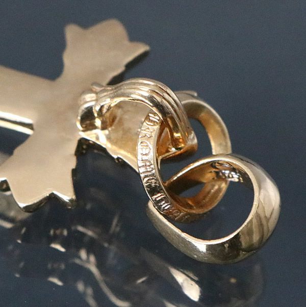 ラスト1セット☆   22K クロス 刻印ありゴールド パヴェ 楽天市場】CHROME HEARTS 銀座店 クロムハーツ 海外インボイス