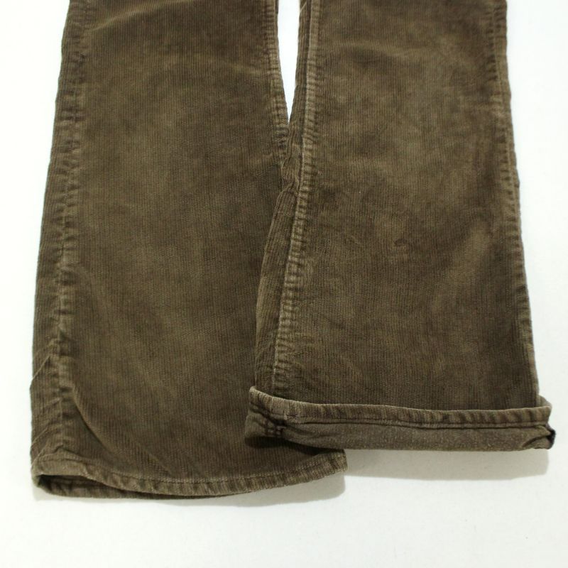 70s USA製 vintage Lee Leens ベロア フレアパンツ メンズ XLサイズ