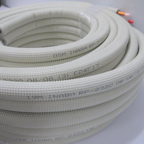 因幡電工2分3分ペアチューブ×2巻 送料無料) 因幡電工 ペアコイル 2分