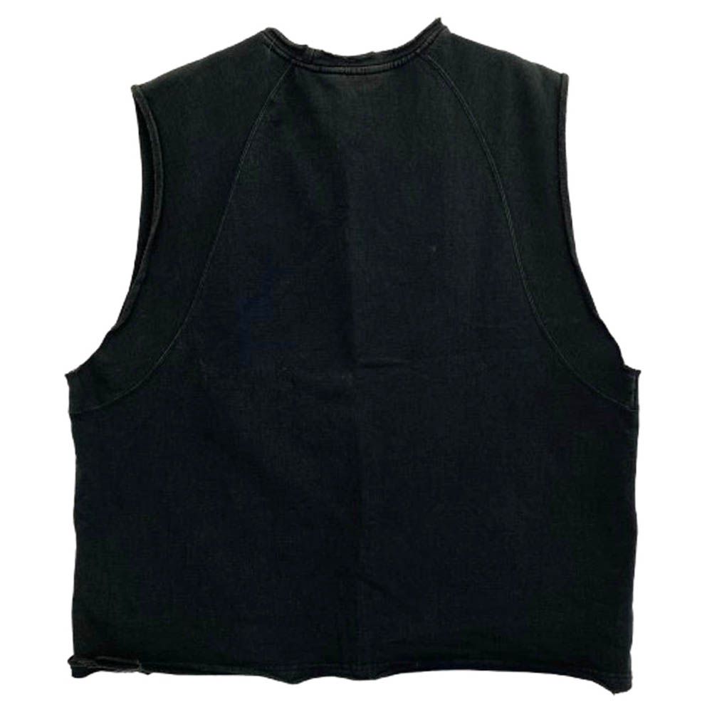 ANCELLM アンセルム ANC-CT86 SLEEVELESS AGING T-SHIRT BLACK