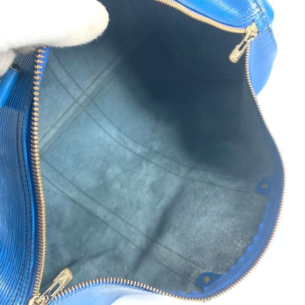 ルイヴィトン　エピ　キーポル45 ボストンバッグ 旅行　トレドブルー 本物】ルイ ヴィトン ボストンバッグ キーポル50 エピ トレドブルー