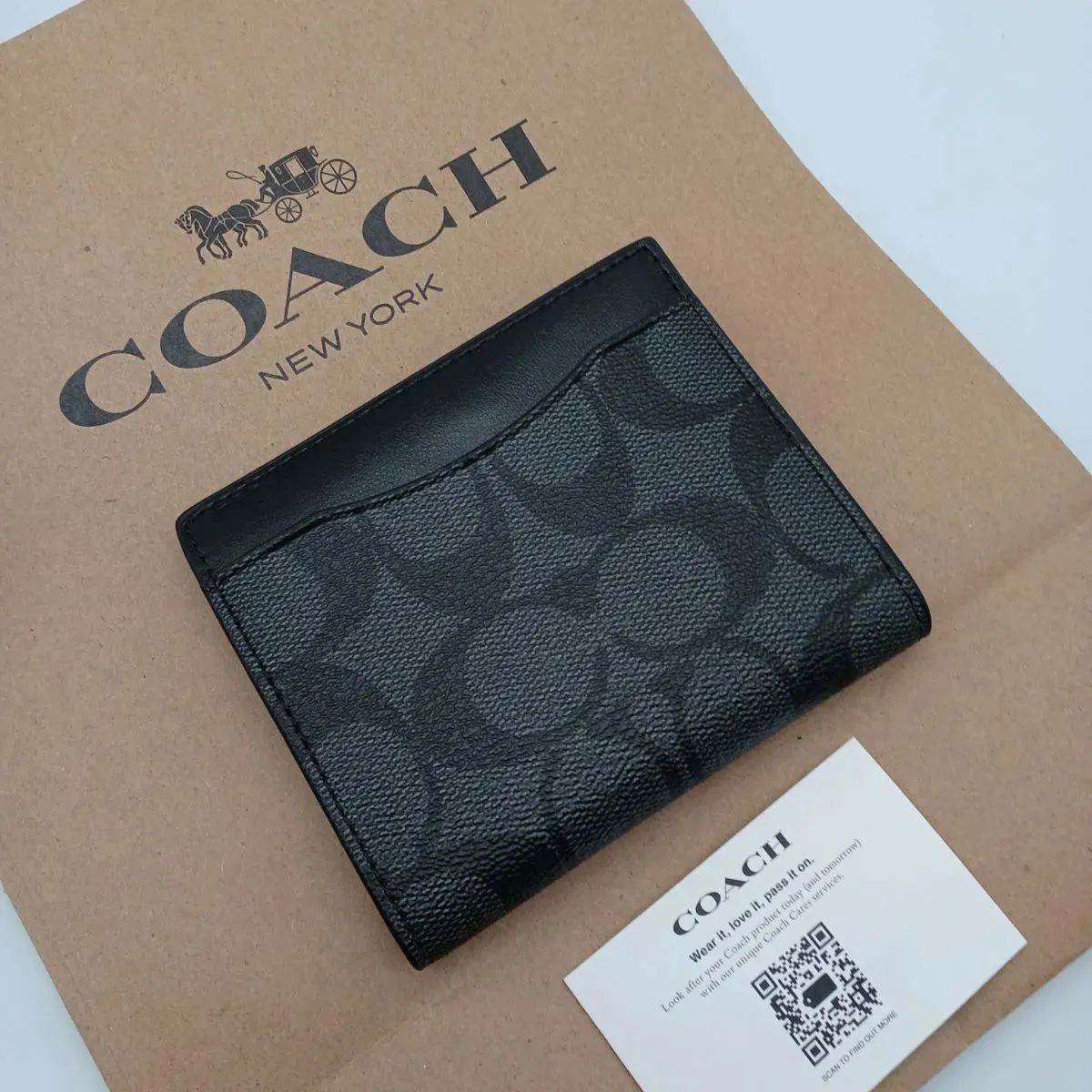 新品】COACH カードケース ブラック メンズ-www.autoguideindia.com