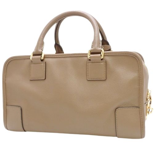 LOEWE アマソナ28 ブラウンレザー　ミニボストン LOEWE(ロエベ) アマソナ 28 ハンドバッグ 旧型 ミニボストン
