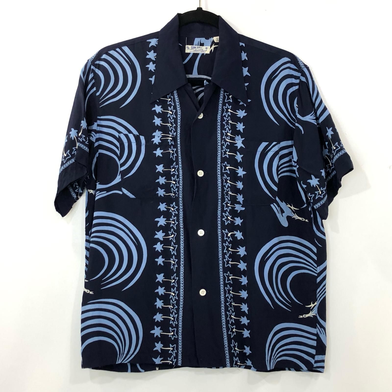 【古着】 SUNSURF アロハシャツ LONG TAILED COCK （L) 1ten-brand-used_rc-
