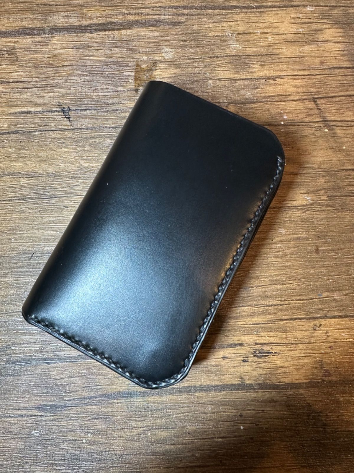 受注製作 WK 28 ミドルウォレット クロムエクセル ブラック ニッケル