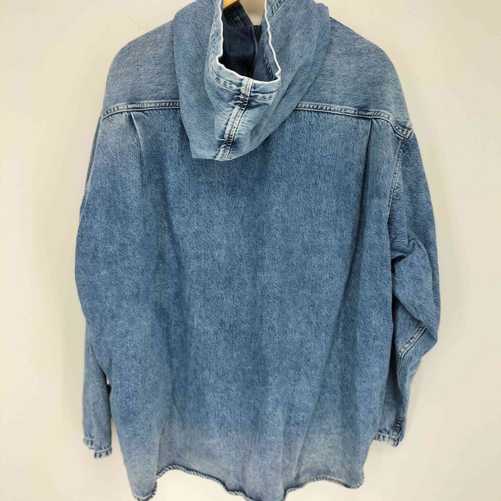 DIESEL D-Dewny-Hood Mサイズ D-DEWNY-HOOD Hybrid shirt in Tencel denim｜ブラック｜メンズ
