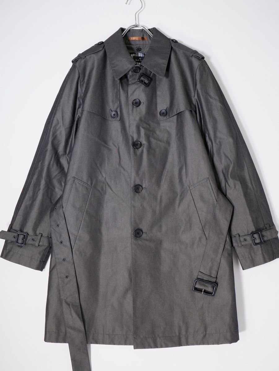 STYLE DELI ダブルボタンロングチェスターコート（S,ダークグレー