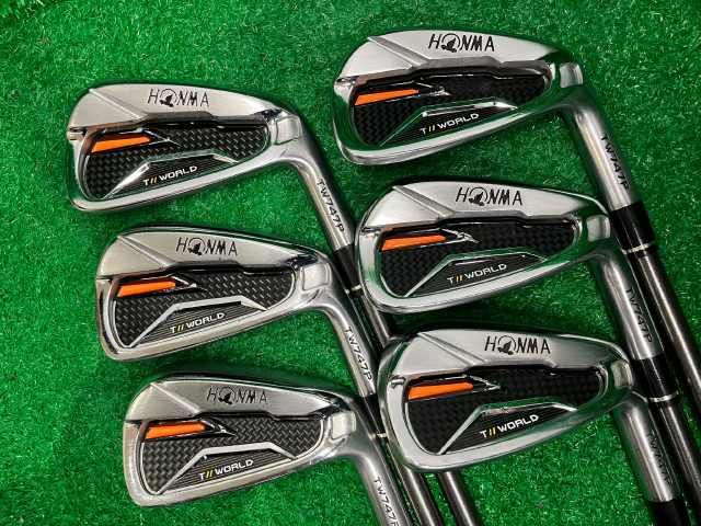 レフティ】初心者推奨 ホンマ TW747P メンズアイアンセット 6本 S