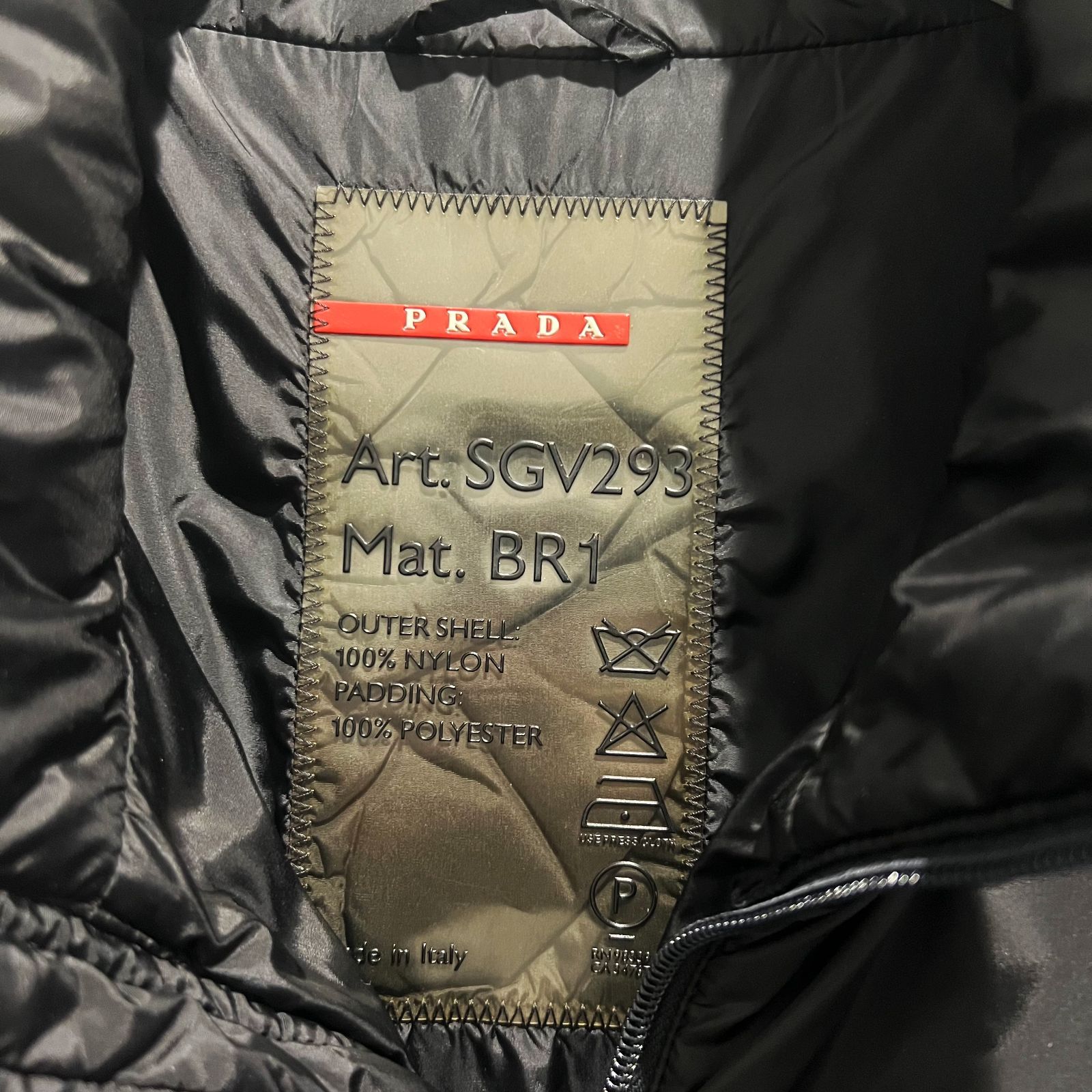 PRADA SPORT プラダスポーツ Nylon Down Jacket 中綿ナイロン
