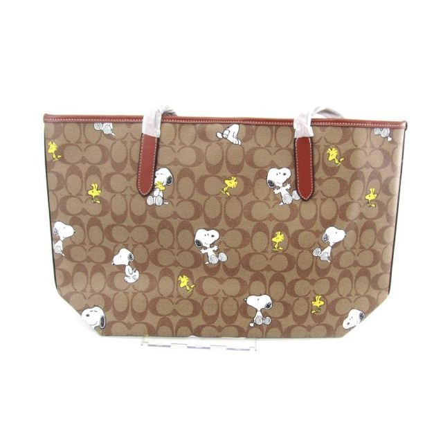 COACH コーチ　スヌーピーコラボ トートバッグ 美品 美品 コーチ COACH スヌーピーコラボ トートバッグ キャンバス