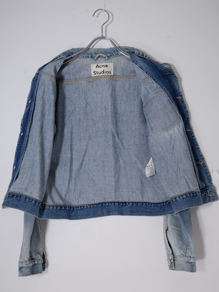 【希少】ヴィンテージ Acne デニム ライダース Acne Studios アクネストゥディオズ ACNE STUDIOS WHO LT VINTAGE ウォッシュ