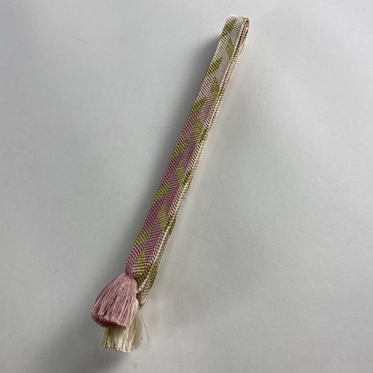 斜縞 金糸