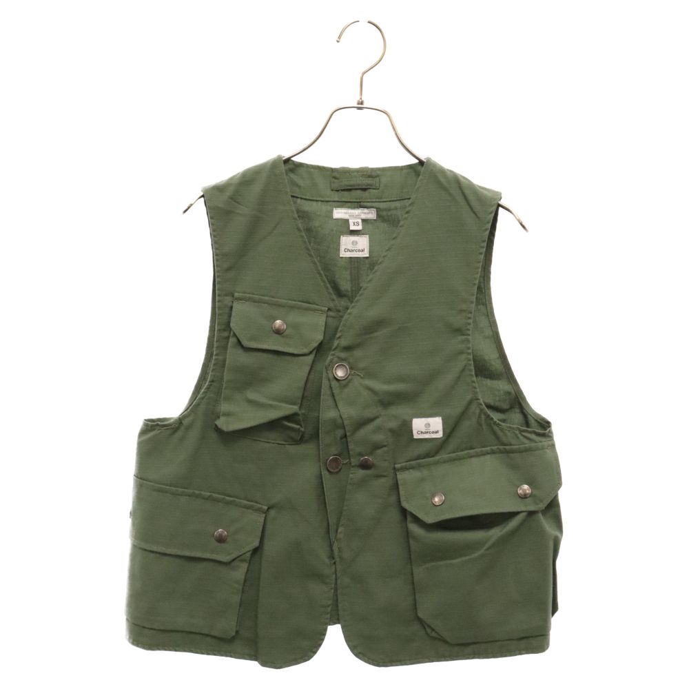 Engineered Garments (エンジニアド ガーメンツ) EG Upland Vest (Rip) リップストップ アップランドベスト アーミーグリーン
