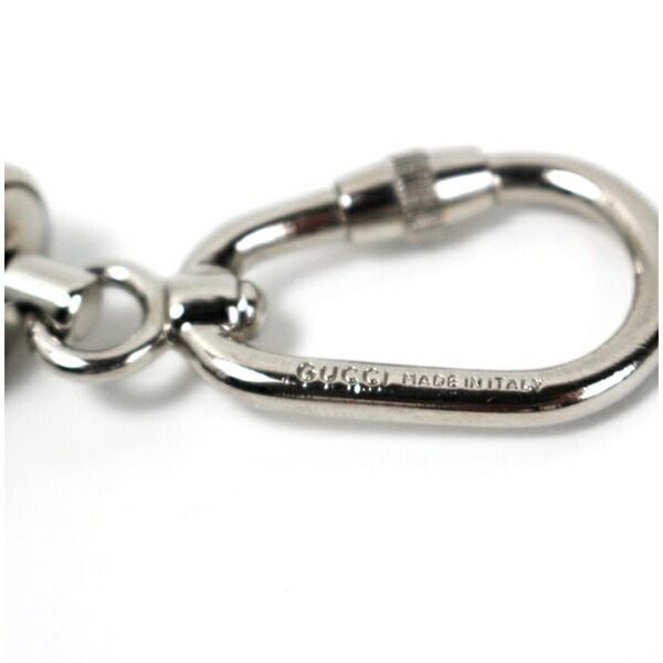 美品ꕥグッチ キーリング シルバー イタリア製 刻印有り 保存袋 branddepot-tokyo_t6497