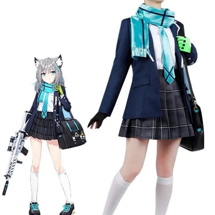Amazon.co.jp: [AwwwCos] ブルアカ コスプレ衣装 砂狼シロコ 制服コスプレ 9点セット ブルーアーカイブ コスプレ シロコ  戦闘服 ブルアカ コスプレ シロコ 制服 女子高生 コスプレ 春秋夏 jk制服 文化祭 学園祭 Blue Archive ハロウィーン仮装 : ホビー