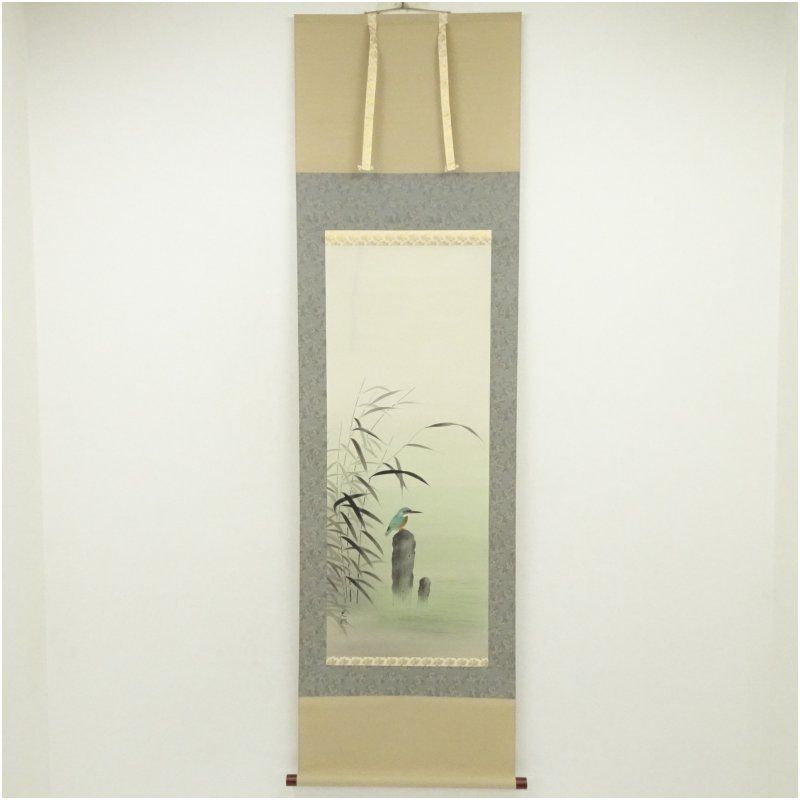 大和絵　絹本肉筆　光文筆　掛軸　古美術　送料込み250618 大和絵 絹本肉筆 光文筆 掛軸 古美術 送料込み250618