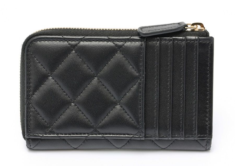 ま*る様 CHANEL(シャネル) ラムスキン マトラッセ L字ファスナー 小銭 802500038764000-10_96f67b23-