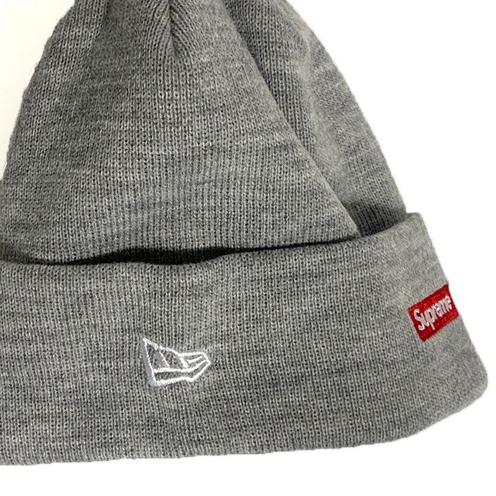新品未使用 Supreme シュプリーム ニューエラ ニット帽 Sロゴ