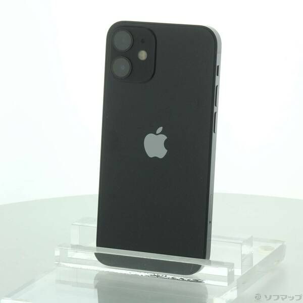 中古品〕iPhone12 mini 64GB ブラック MGA03J／A SIMフリー【258