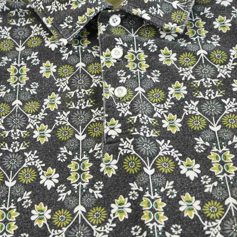 【希少モデル】エトロ ETRO★ボタニカル 花柄ポロシャツ M 春夏 エトロ ETRO ポロシャツ 半袖 花柄 L カーキ /AN10 - メルカリ