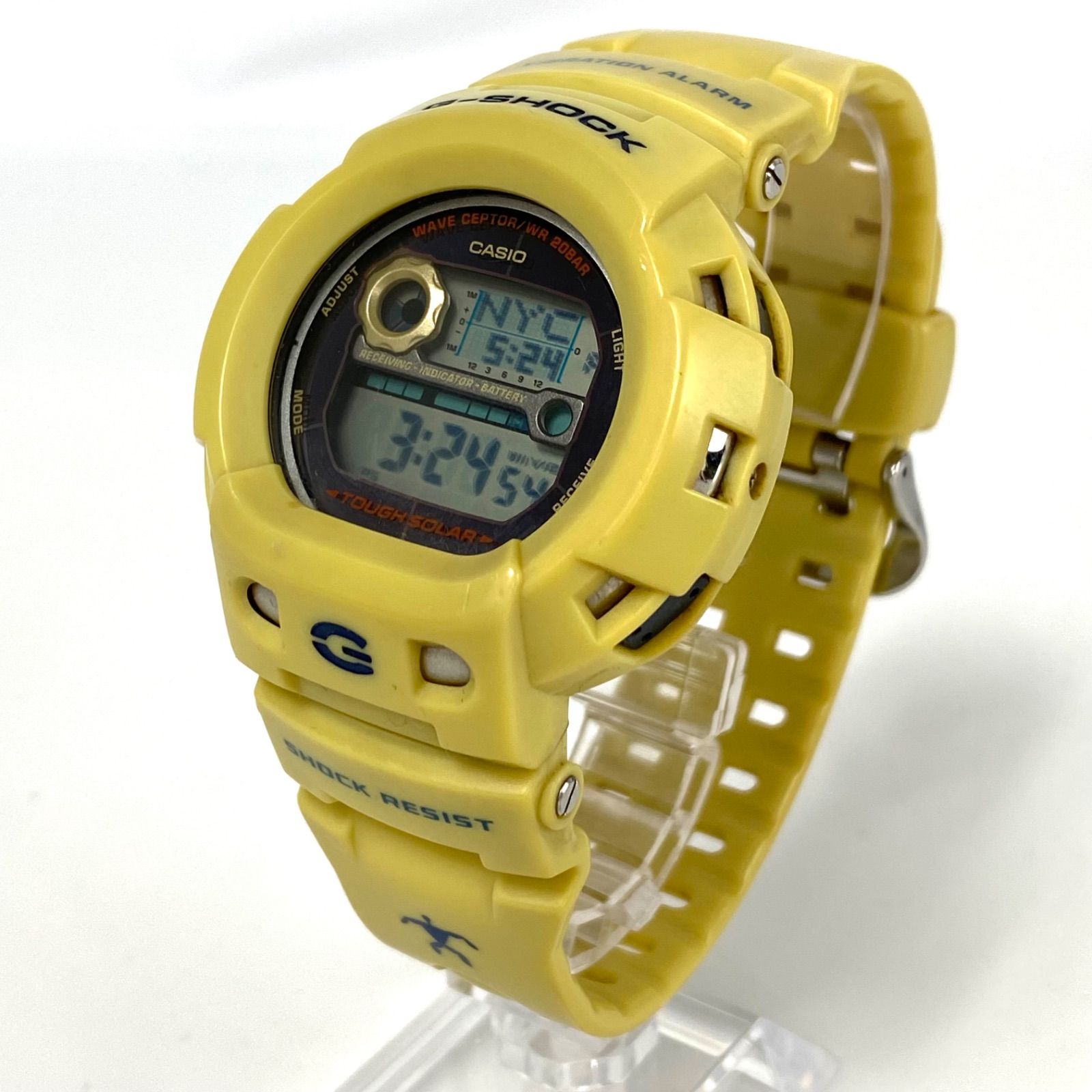 希少】カシオ G-SHOCK サイレンサー GW-400HLJ-9JF デジタル ラバー 