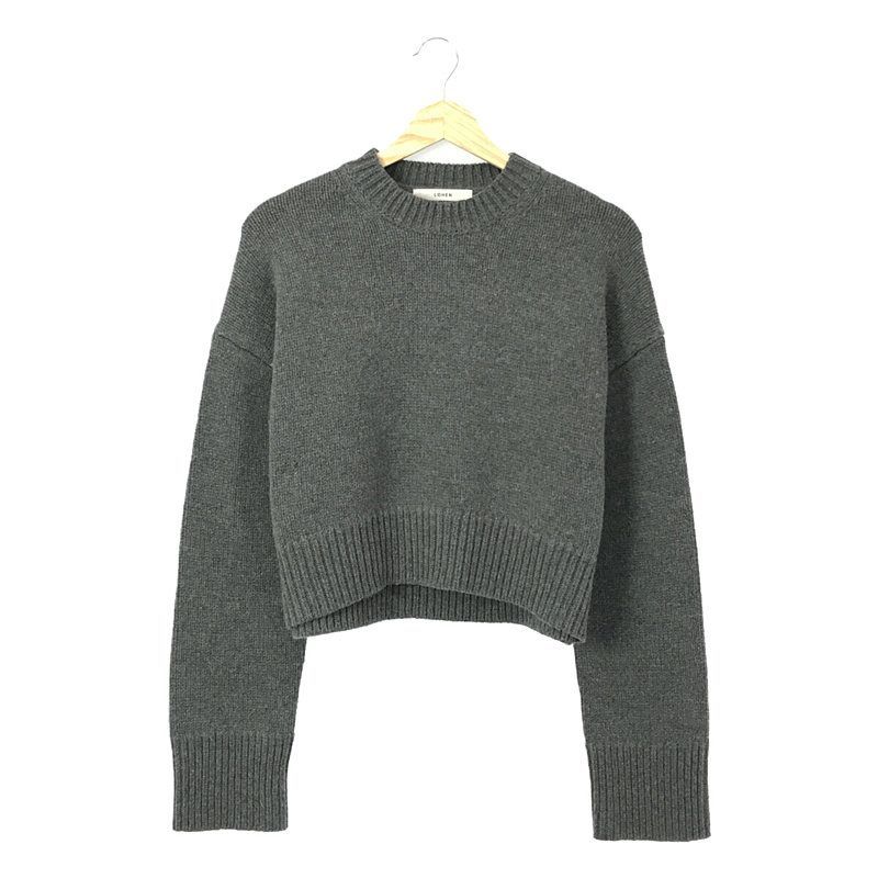 LOHEN / ローヘン | 2022AW | ウールカシミヤクルーネッククロップド 