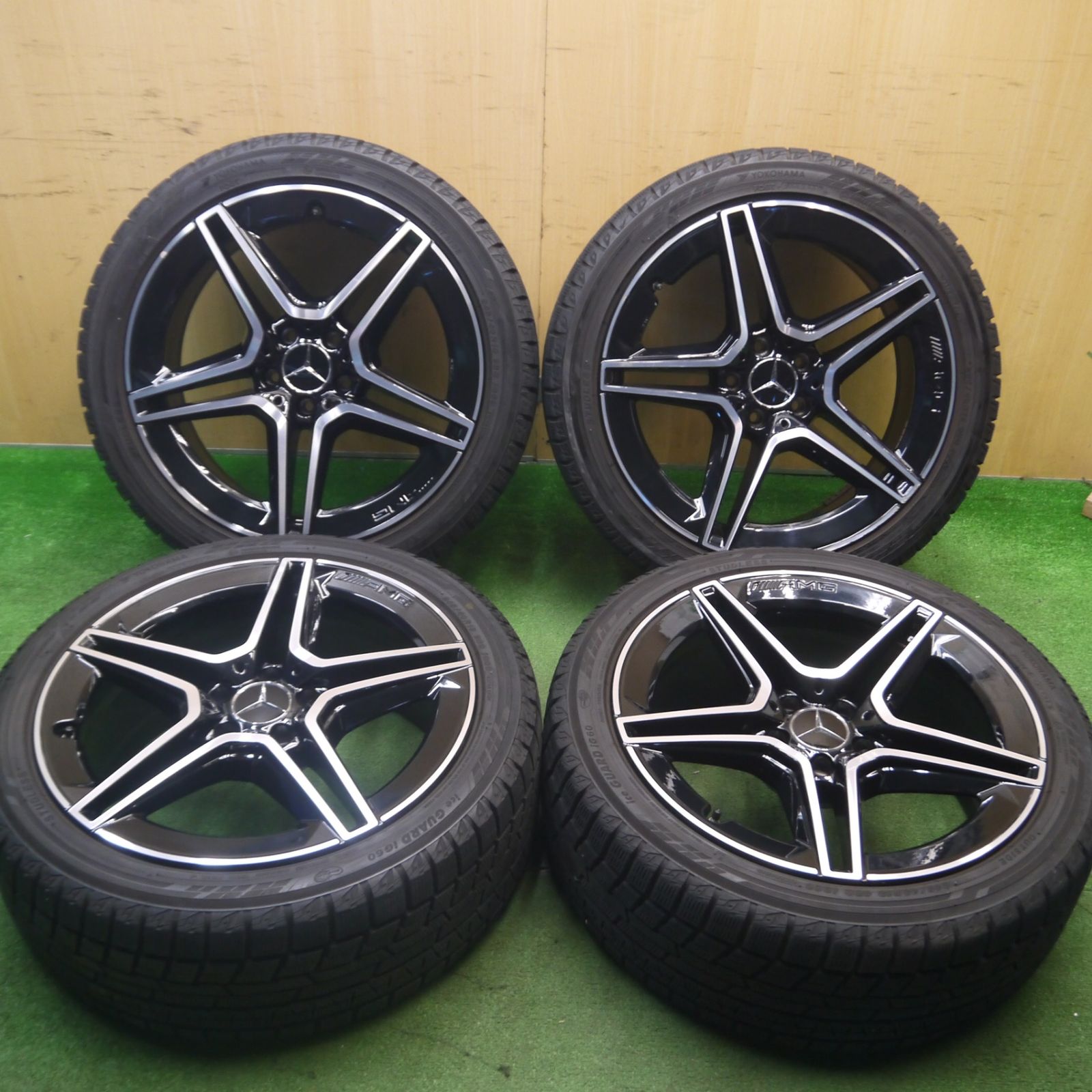 送料無料] バリ溝！キレイ！8.5分☆ベンツ W257 CLSクラス 純正 AMG 245/40R19 スタッドレス ヨコハマ アイスガード iG60  19インチ PCD112/5H☆5021906Hス - メルカリ