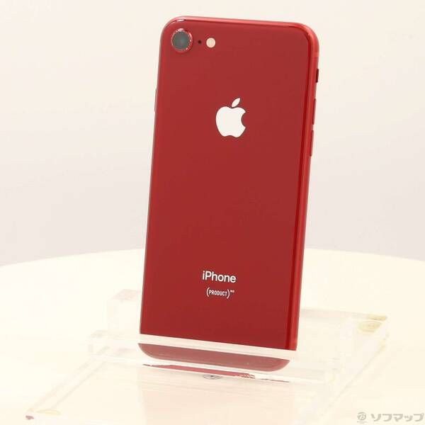 中古品〕 iPhone8 256GB プロダクトレッド MRT02J／A SIMフリー【368】