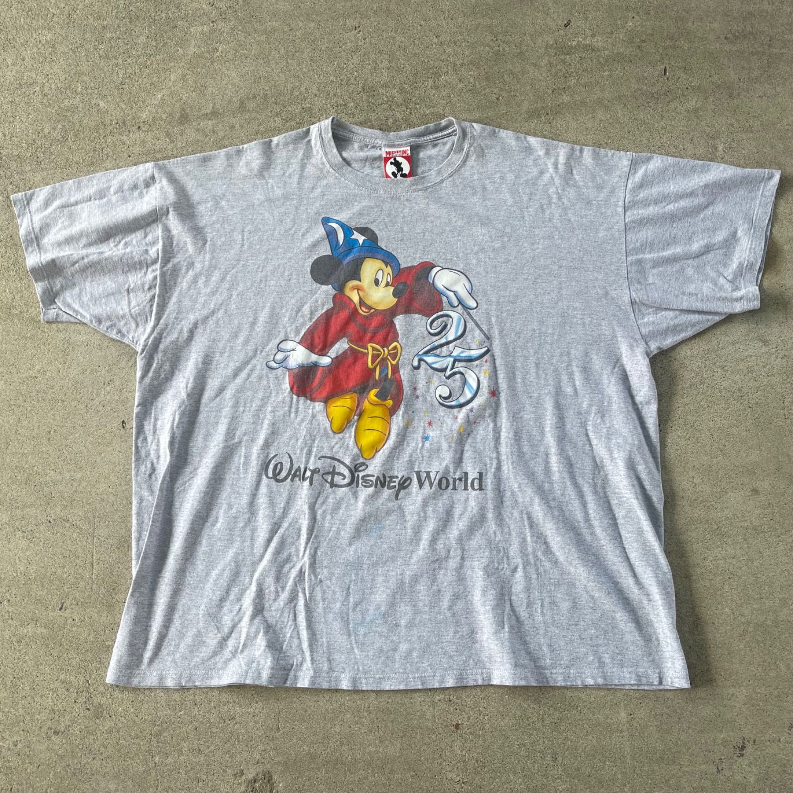 90's Walt Disney World FANTASIA Mickey . Tシャツ 古着 ディズニー