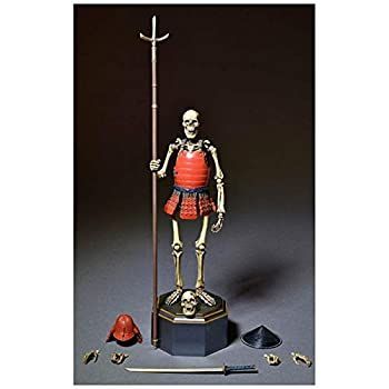 中古】KT Project KT-010 タケヤ式自在置物 骸骨武者（着彩） 六文銭