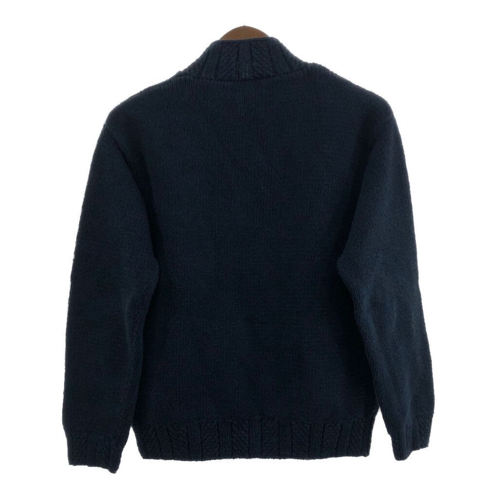80s 〜90s Ralph lauren ジップ ハンドニット サイズ L 90年代 Lauren Ralph Lauren ラルフローレン ハンドニット