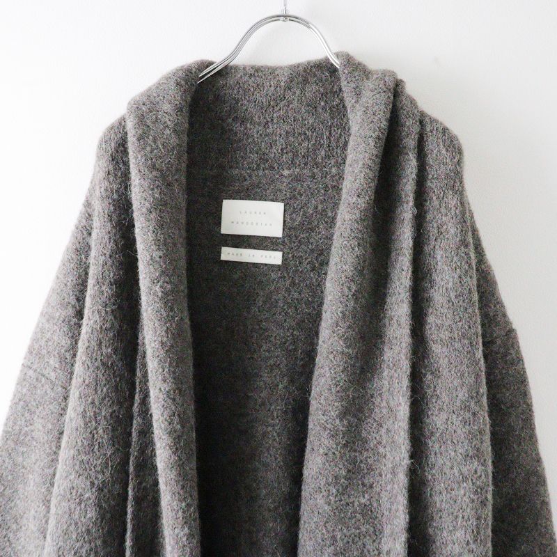 DEUXIEME CLASSE - 美品 ドゥーズィエムクラス Deuxieme Classe ローレンマヌージアン LAUREN MANOOGIAN LONGカーディガン 0/S【2400013600675】 美品 ドゥーズィエムクラス Deuxieme Classe ローレンマヌー