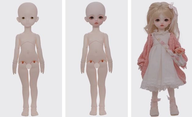 AX882 BJD 1/4 ドール本体 Dbao 球体関節人形 ハンドメイド