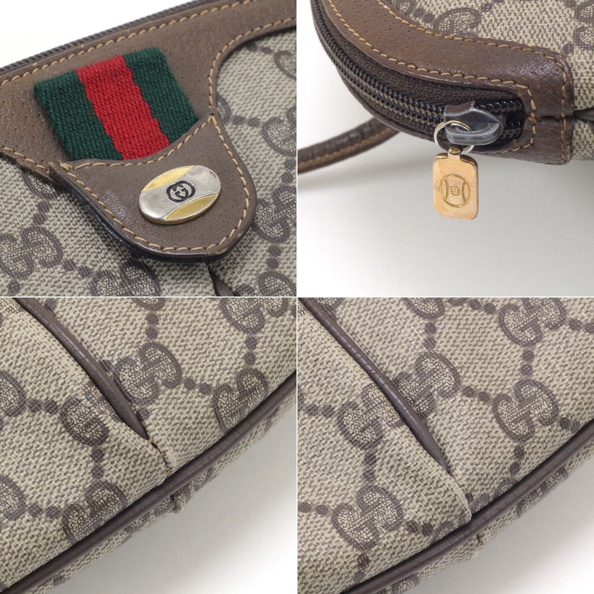 GUCCI グッチ OLD GUCCI ショルダーバッグ 98.02.047 ブラウン GUCCI グッチ OLD GUCCI ショルダーバッグ 98.02.047 ブラウン