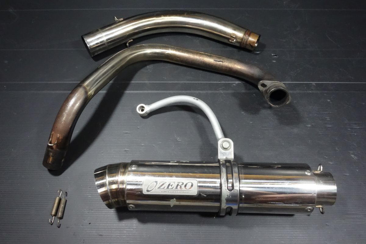 ZERO マフラー サイレンサー フルエキ エイプ50 AC16 APE レーシングサービス ゼロ R20250609