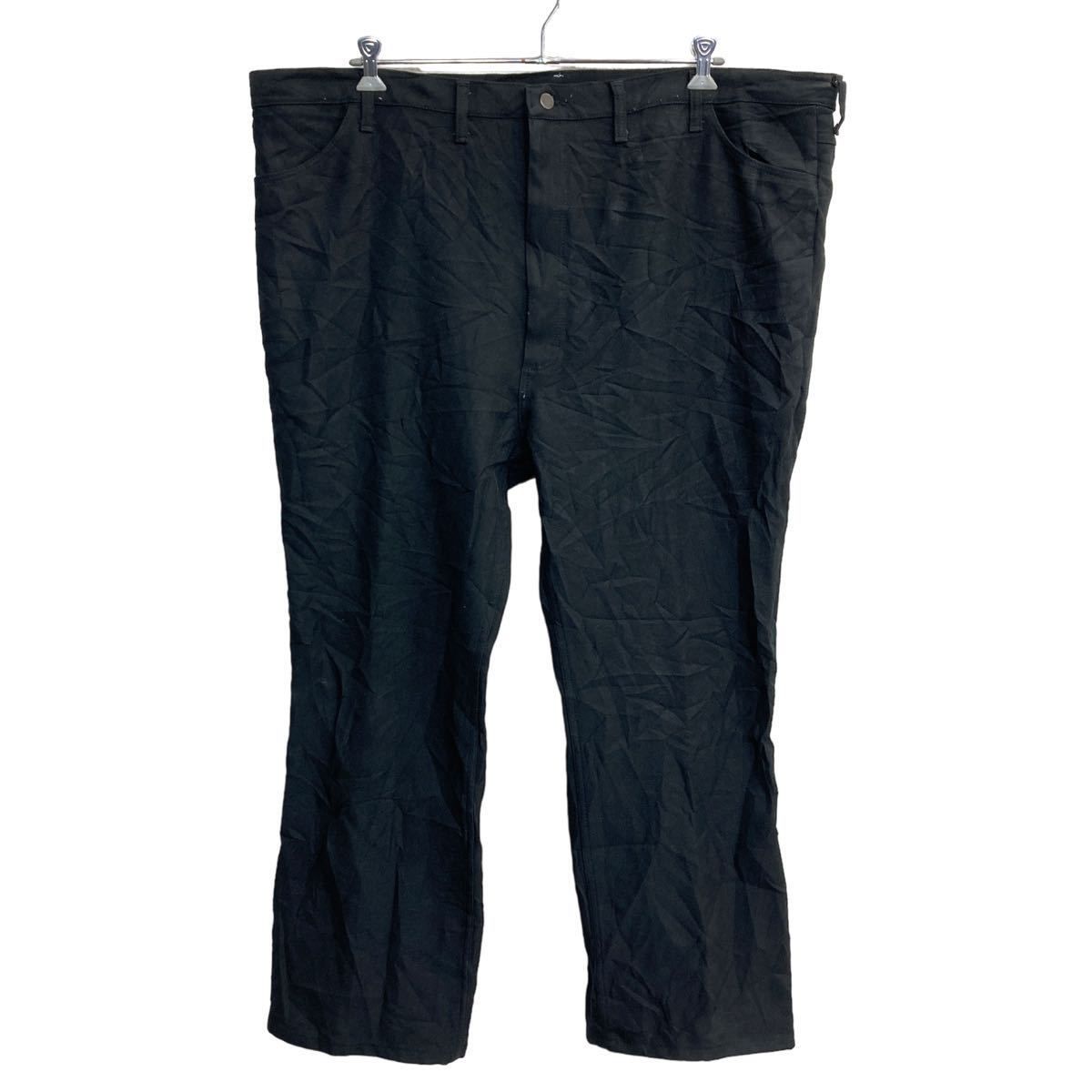 Wrangler ロングパンツ W50 ラングラー スタプレ ビッグサイズ ブラック メキシコ製 古着卸 アメリカ仕入 2306-1572