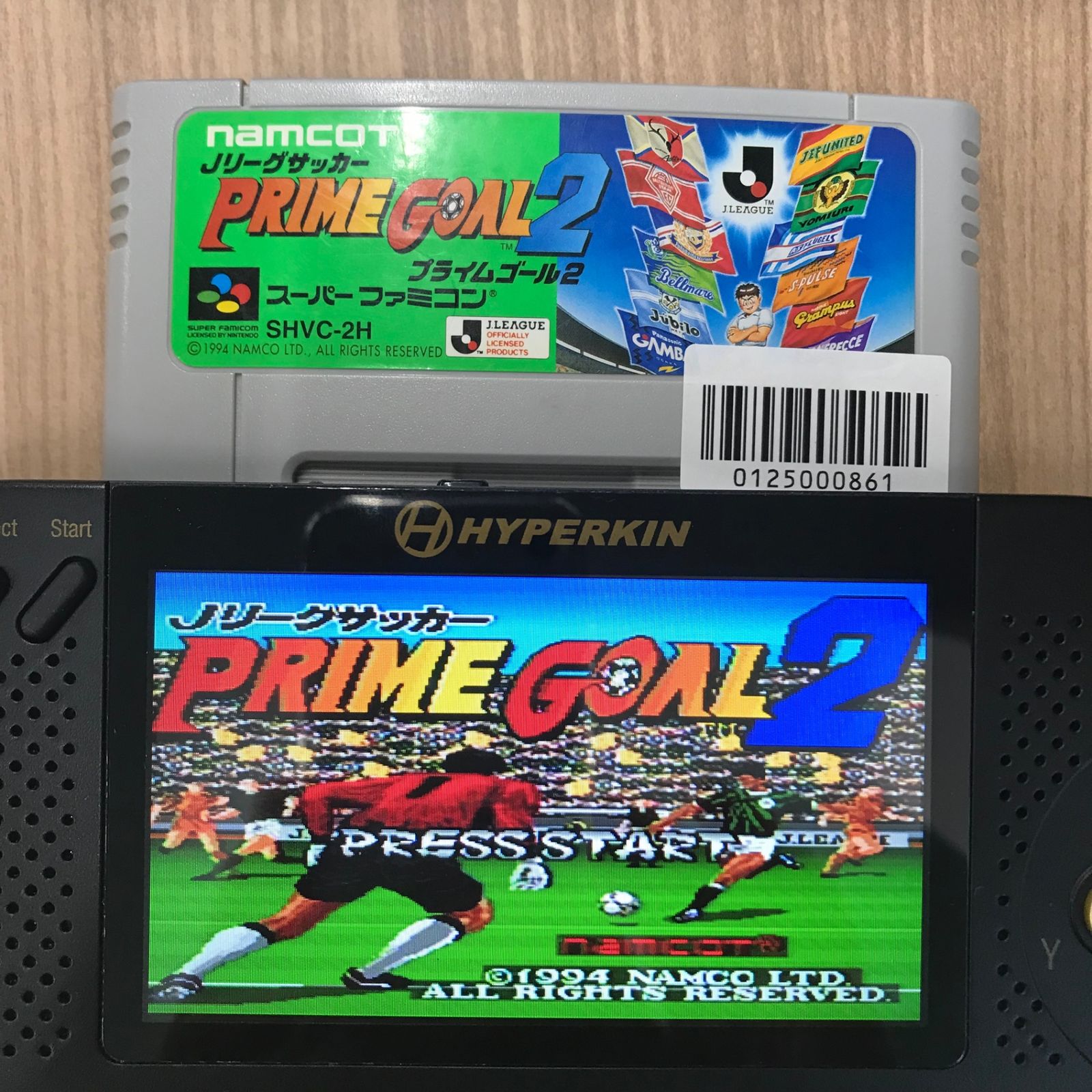 動作確認済】Jリーグサッカー プライムゴール2 SHVC-2H[SFC/SNES