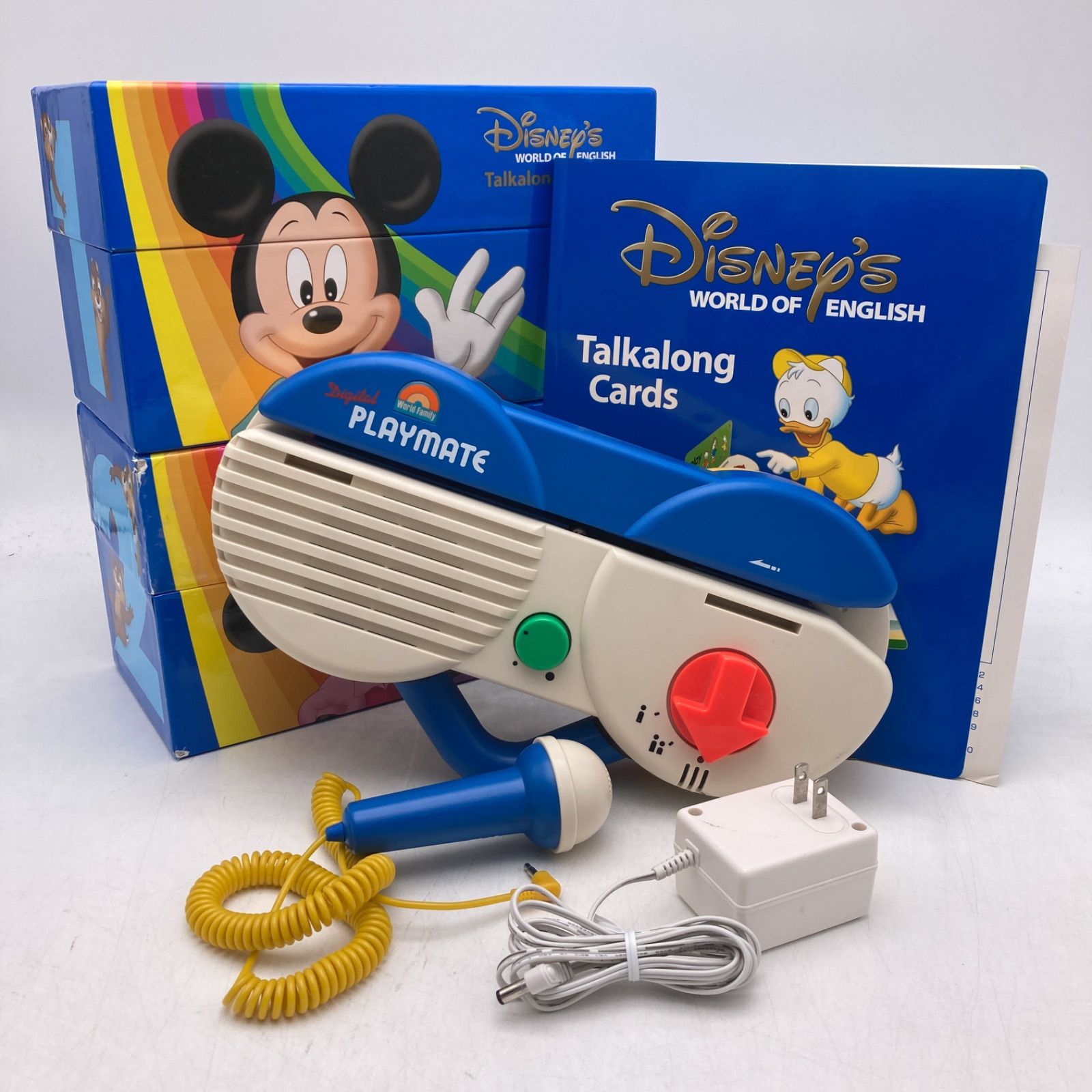 dwe トークアロング　talk along ディズニー英語　ワールドファミリー トークアロング ディズニー英語システム DWE 両面デジタル