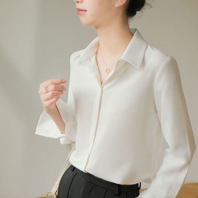 シャツ レディース とろみ ブラウス 長袖 おしゃれ オフィス 春夏 秋冬 きれいめ トップス シフォン 襟付き 前開き ボタン シワになりにくい 大きいサイズ 白 楽天市場】シャツ レディース とろみ ブラウス 長袖 おしゃれ