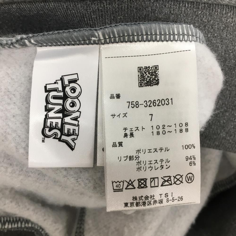 絶対にお買得! 超 マスターバニー×LOONYTUNES フード付きトレーナー グレー メンズ 7 2XL ゴルフウェア モデル MASTER BUNNY EDITION 品質保証、最安値に挑戦！