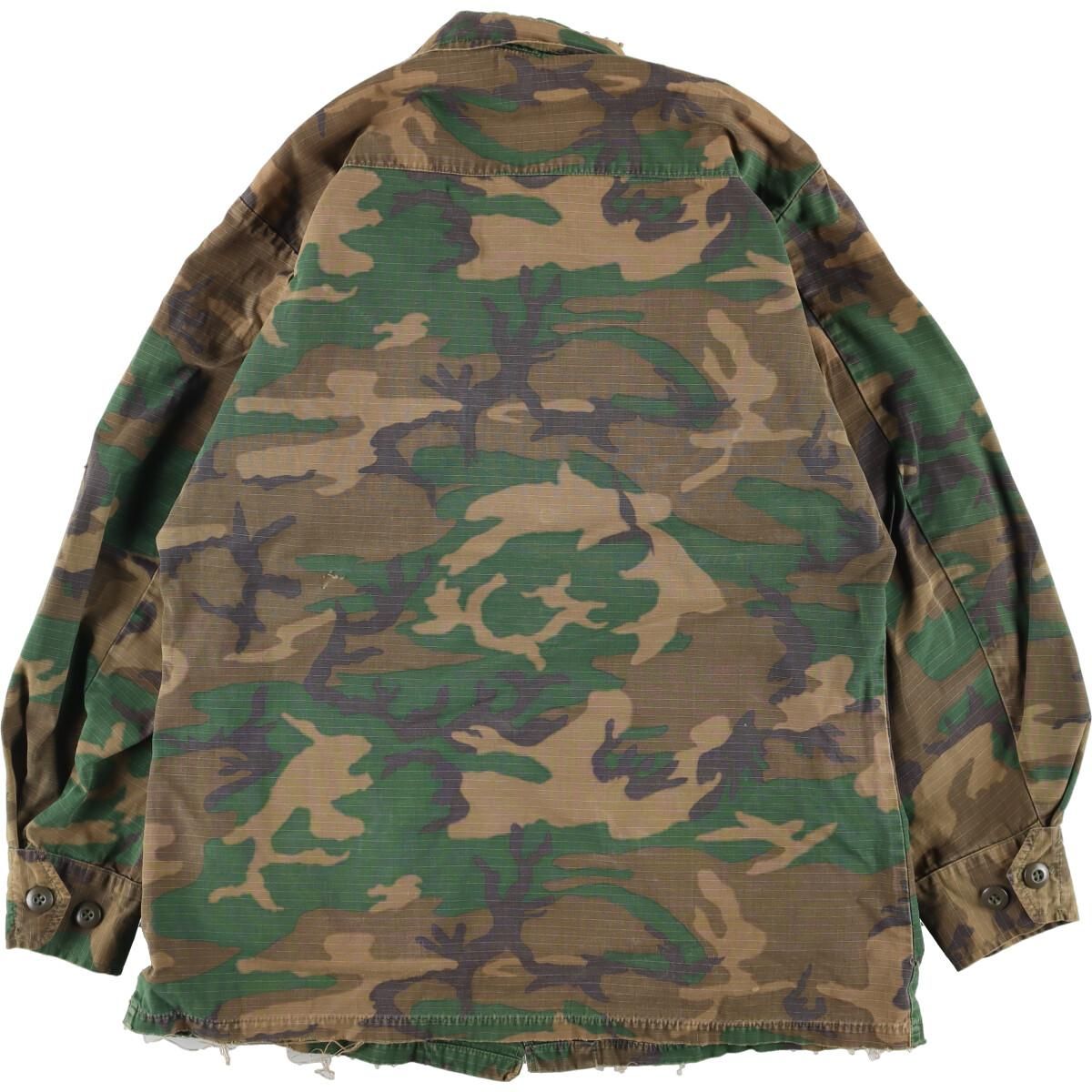古着 60~70年代 米軍 U.S.MARINE CORPS(USMC) ブラウンリーフカモ 迷彩 