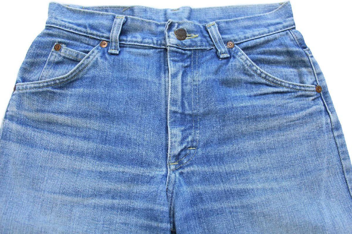 70s~80s usa製 Lee デニムパンツ ダメージ 雰囲気系 70s USA製 Leeリー 200 フレア ダメージ デニムパンツ ヒゲ w28