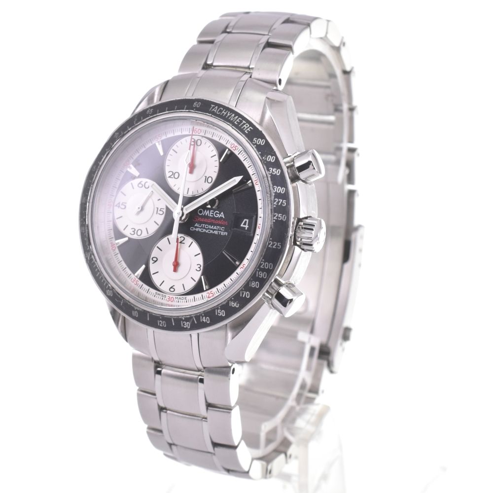オメガ OMEGA 3210.51 スピードマスター クロノグラフ デイト 自動巻き メンズ 保証書付き K 142693