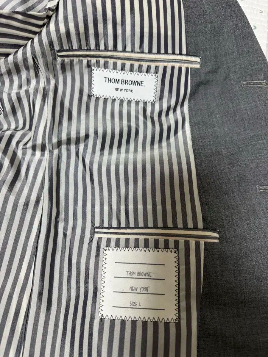 トム ブラウン Classic スーツ ミッドグレー